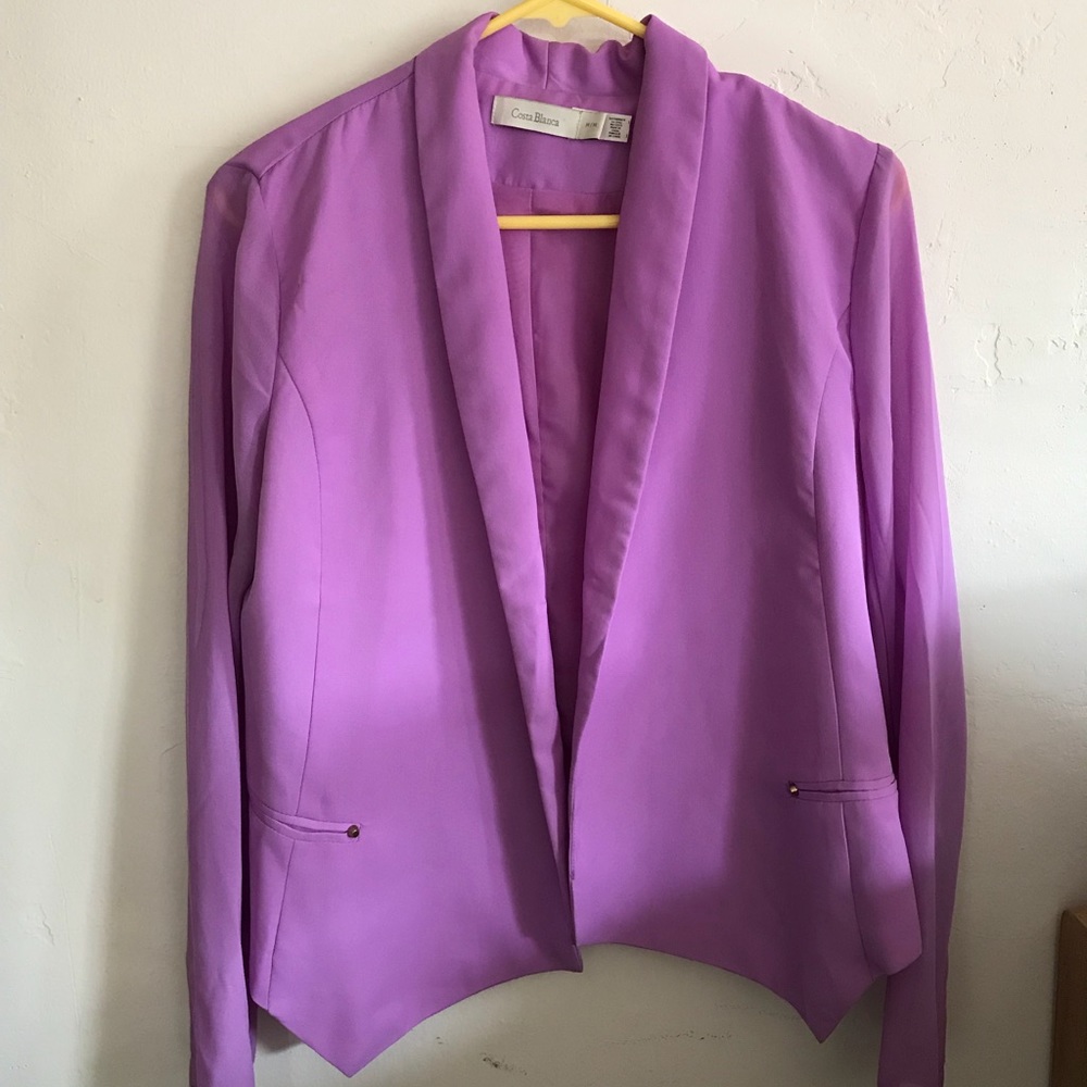 Purple blazer